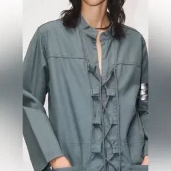 Women's Zara The Amelia Jumpsuit Cotton Linen Size S - Picture 5 of 5